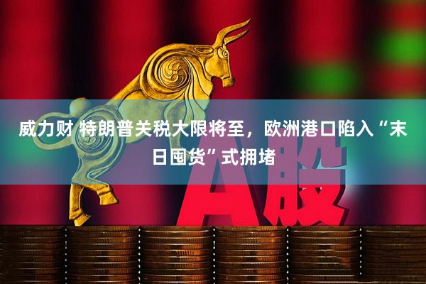 威力财 特朗普关税大限将至，欧洲港口陷入“末日囤货”式拥堵