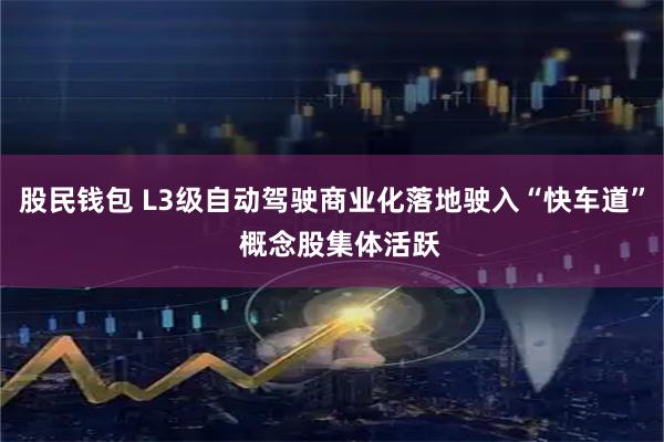 股民钱包 L3级自动驾驶商业化落地驶入“快车道”  概念股集体活跃